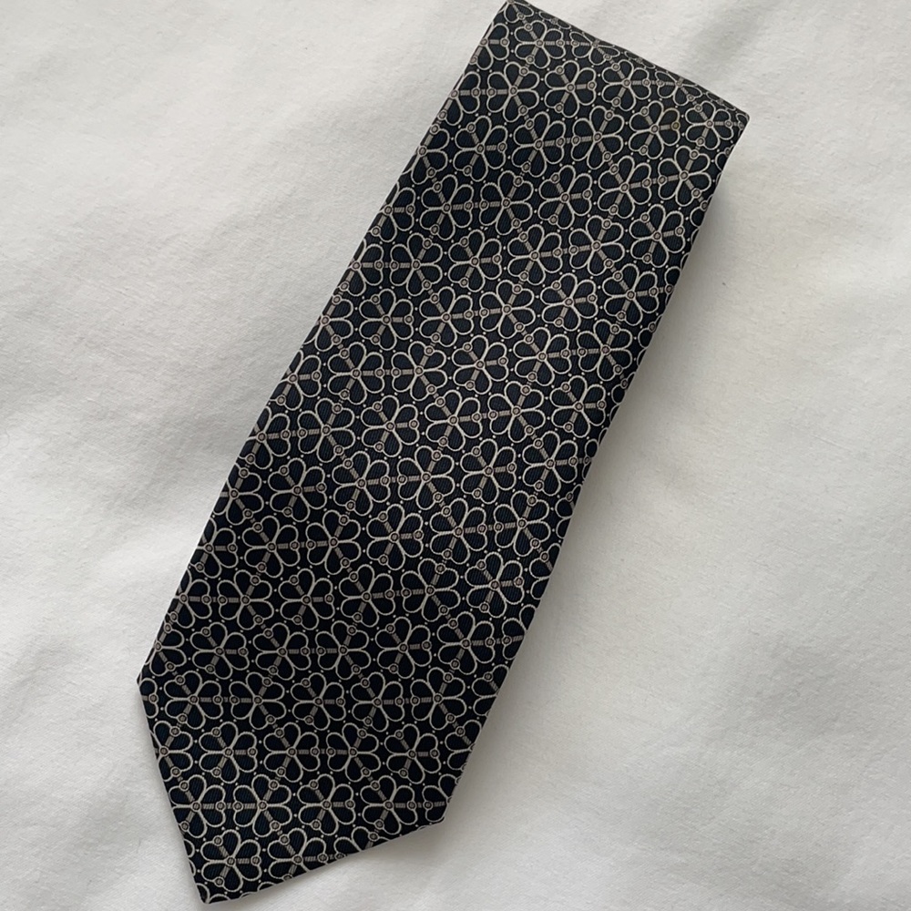Vintage Hermès  Shamrock Necktie